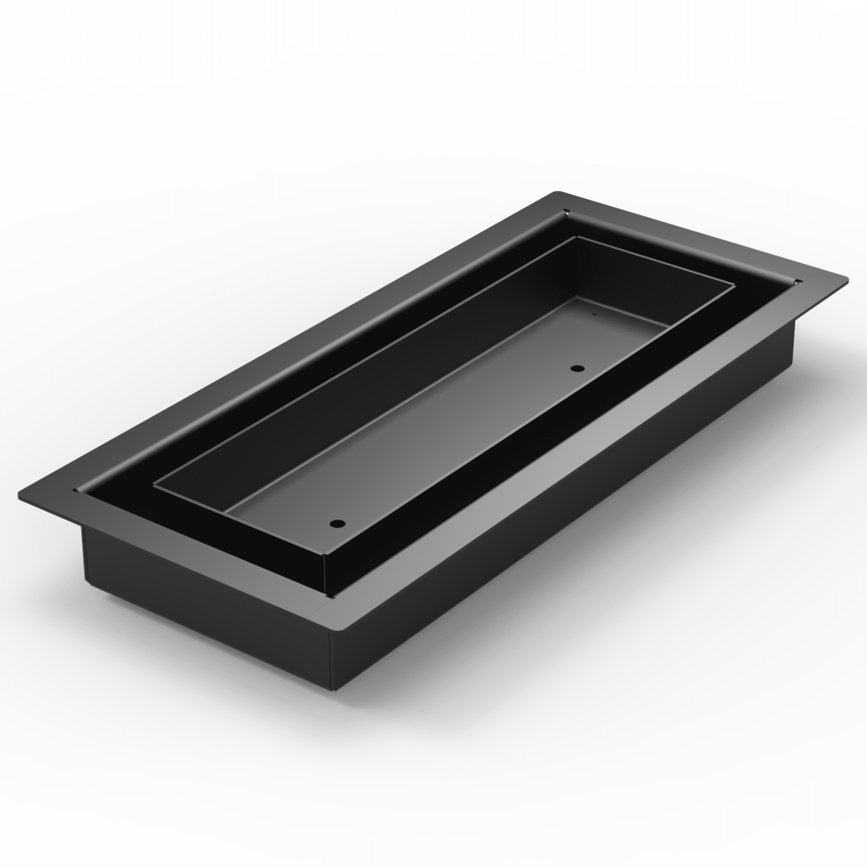 3x10-Classic, Floor-Matching Heavy-Duty Metal Vent Cover, Floor Register, Black, Made in Canada