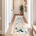 thumbnail image 1 of 3x10 Washable Hallway Runner Rug: Long Floral Scalloped Soft Runners For Kitchen Entryway Non Slip Bathroom Floor Mat 10ft Water Resistant Low Pile Carpet Living Room Bedroom(3x10 Cream), 1 of 6