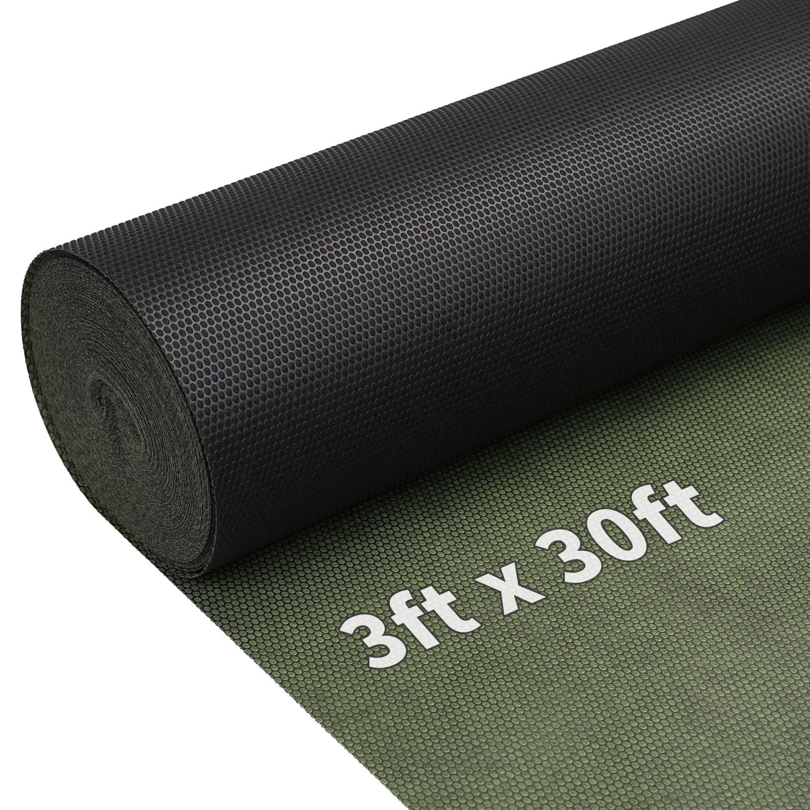 3x100ft Weed Barrier Fabric & Landscape Fabric, 5.8oz Heavy-Duty Non-Woven Ground Cover, Easy Setup Weed Control Mat for Garden, Yard, Farm, Orchard, Fruit Trees