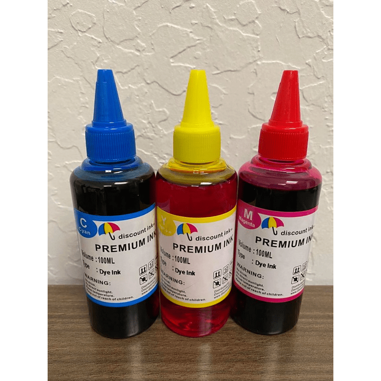 Cheap colour refill pod and clip dye ink replaces Canon Pixma