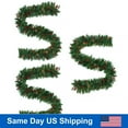 thumbnail image 1 of 3x10FT Artificial Christmas Garland with Lifelike Red Berries - Premium Faux Pine Greenery for Indoor Outdoor Holiday Decorations, 1 of 7