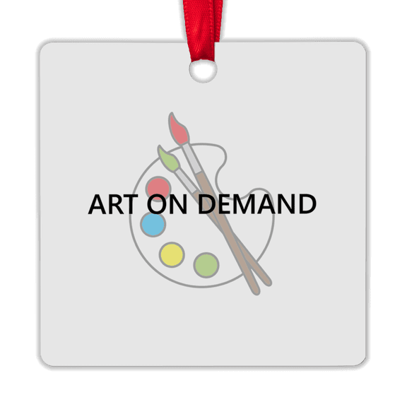 3x3 Art Metal Ornament