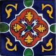 thumbnail image 1 of 3x3 Blue Granada Talavera Mexican Tile, Set of 9 pcs, 1 of 3