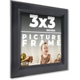 thumbnail image 1 of 3x3 IN Frame Black Passaggi Solid Wood Picture Frame Width 1.5 Inches | Interior Frame Depth 0.5, 1 of 8