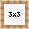 thumbnail image 1 of 3x3 IN Frame Gold Bronze Solid Wood Picture Frame Width 0.75 Inches | Interior Frame Depth 0.5, 1 of 8