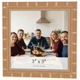 thumbnail image 1 of 3x3 In Frame Gold Real Wood Picture Frame Width 1.5 inches | Interior Frame Depth 0.5 inches |, 1 of 8