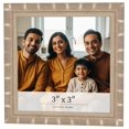 thumbnail image 1 of 3x3 In Frame Silver Real Wood Picture Frame Width 1.5 inches | Interior Frame Depth 0.5 inches |, 1 of 8