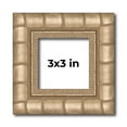 thumbnail image 1 of 3x3 In Frame Silver Real Wood Picture Frame Width 1.5 inches | Interior Frame Depth 0.5 inches |, 1 of 8