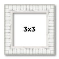 thumbnail image 1 of 3x3 In Frame White Real Wood Picture Frame Width 0.75 inches | Interior Frame Depth 0.5 inches |, 1 of 8