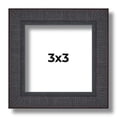 thumbnail image 1 of 3x3 In Rustic Brown Real Wood Picture Frame Width 0.75 inches | Interior Frame Depth 0.5 inches |, 1 of 8