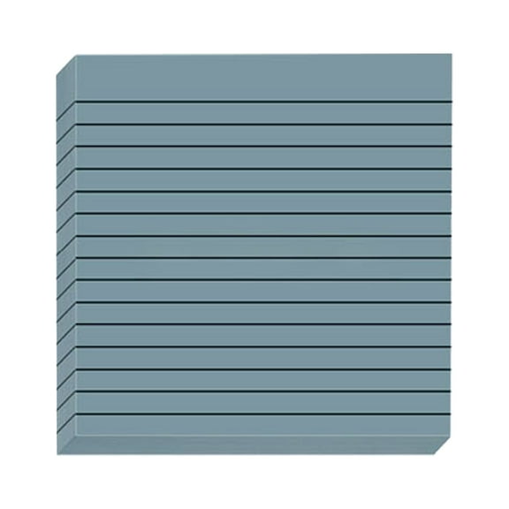 3x3 Inch Lined Sticky Notes, Strong Adhesive Square Memo Pads, Colored Self-Stick Notes for Home, Office and Meeting