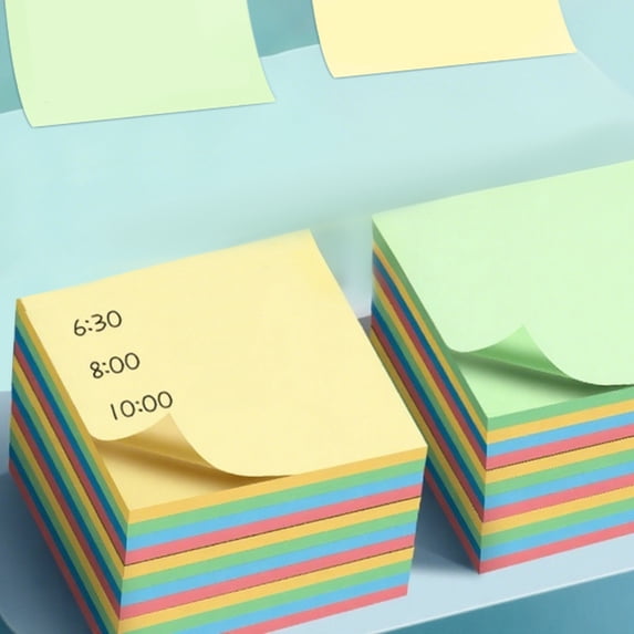 3x3 Inch Post It Notes, Super Sticky Power Memo Pads, 100 Sheets per Pad for Office and Home