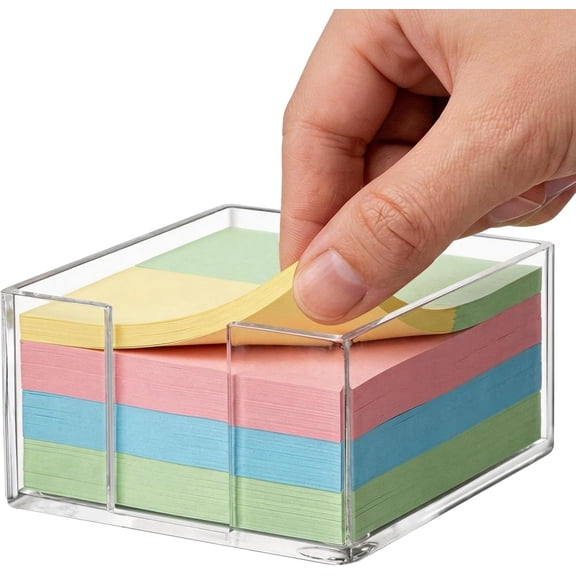3x3 Inch Sticky Note Holder Post It Note Holder for Desk Organizers
