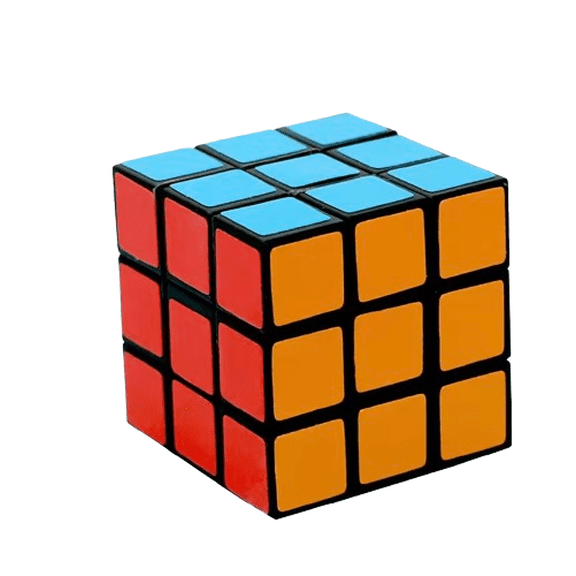 3x3 Magic Cube Puzzle Brain Teaser Smooth Rotation Vibrant Colors Durable Compact