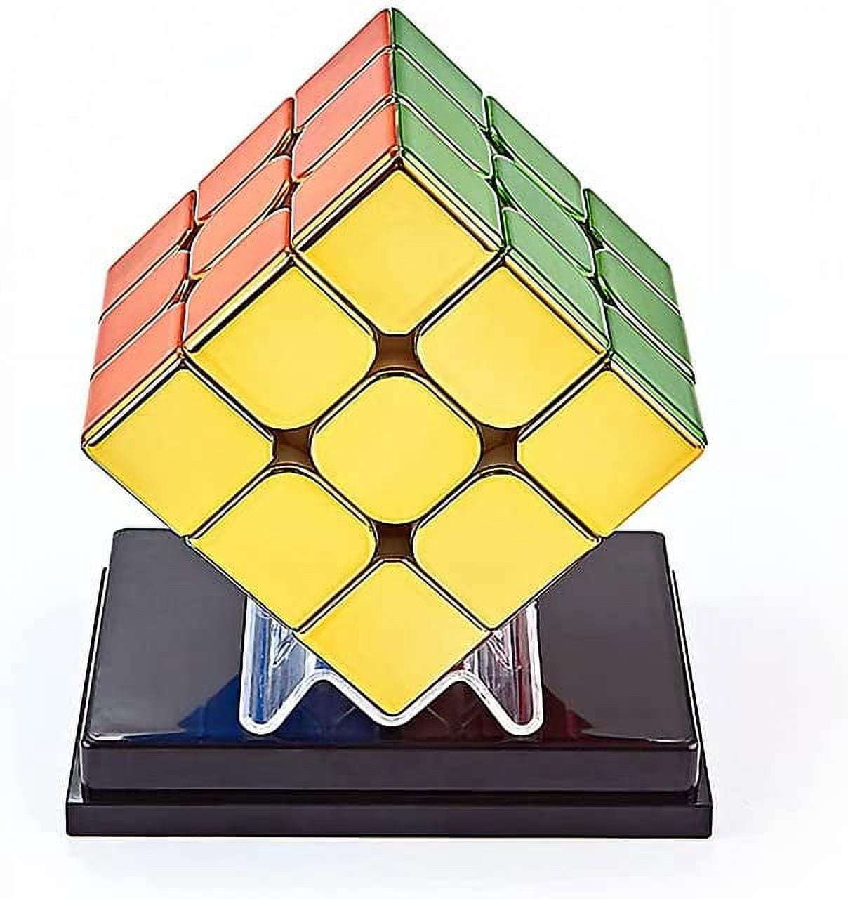 3x3 Magnetic Speed Cube Stickerless Mirror Reflective Puzzle Shiny Cube 56mm