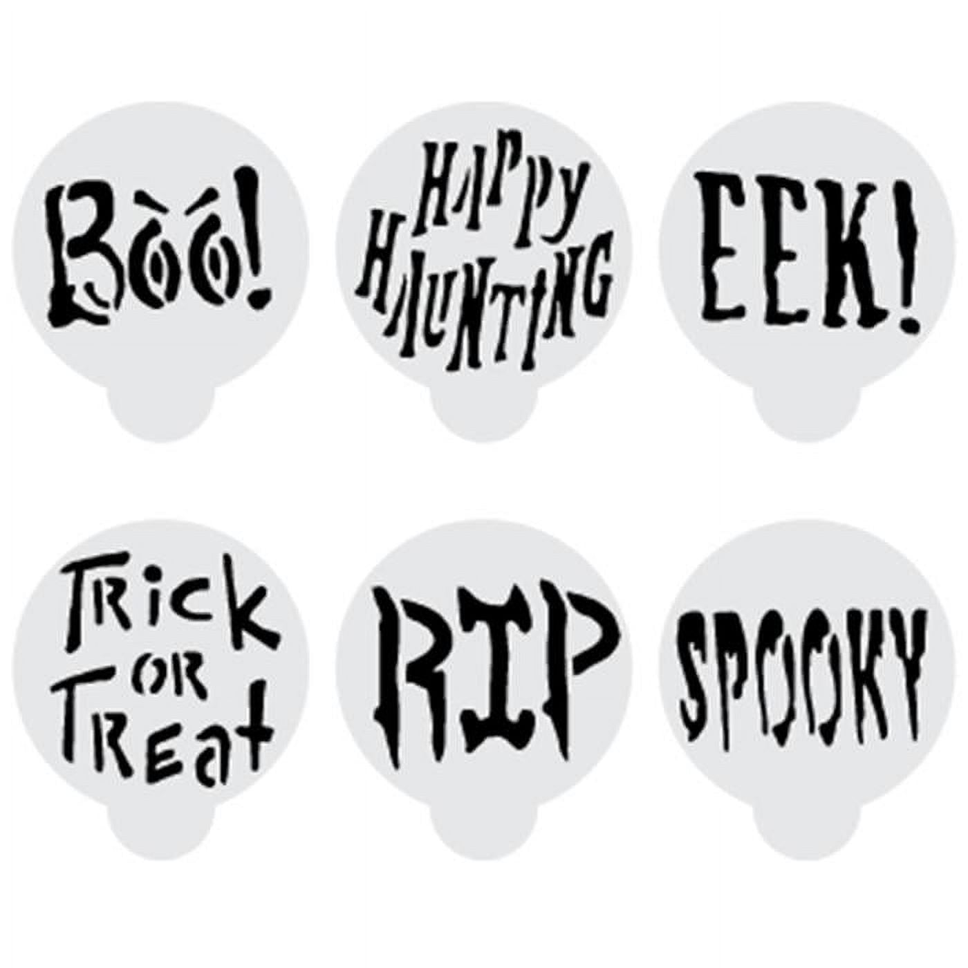 3x3 Round Halloween Themed Cupcake Stencils - Walmart.com 3x3-round-halloween-themed-cupcake-stencils-walmart-com