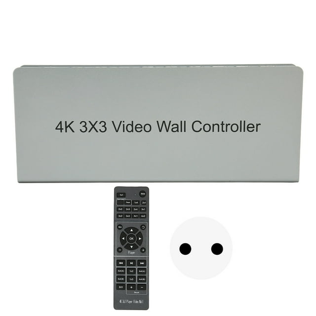 3x3 Video Wall Controller HD 4K 1080P At 60Hz Metal Shell HD Multimedia