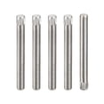 thumbnail image 1 of 3x30mm 304 Stainless Steel Dowel Pins, 5 Pack Knurled Head Flat End Dowel Pin, 1 of 6