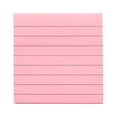 thumbnail image 1 of 3x3in Lined Sticky Notes Pastel Ruled, 80 Sheets Super Sticking Power Memo Pads for Office Home Use, 1 of 3