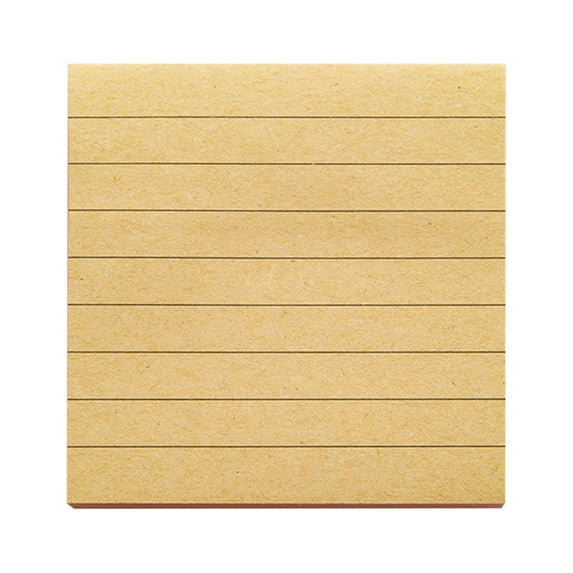 3x3in Lined Sticky Notes Pastel Ruled, 80 Sheets Super Sticking Power Memo Pads for Office Home Use