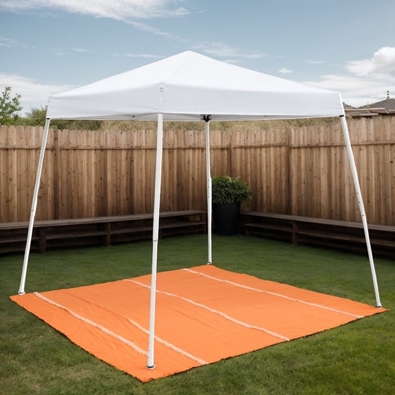 3x3m White Folding Gazebo Tent, Waterproof Pop-Up Shelter