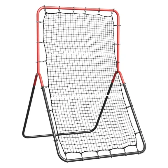 3x4.5ft Baseball Softball Rebounder Net Pitchback Trainer for Fielding Throwing Practice