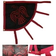 thumbnail image 1 of 3x4 Embroidered Viking Raven Red Black Heavy Duty 600D 2 Ply Nylon Flag 3'x4', 1 of 7