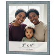 thumbnail image 1 of 3x4 Frame Blue Scuffed Farm Board Solid Wood Picture Frame Width 0.75 Inches | Interior Depth 0.5, 1 of 8