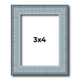 thumbnail image 1 of 3x4 Frame Blue Scuffed Farm Board Solid Wood Picture Frame Width 0.75 Inches | Interior Depth 0.5, 1 of 8