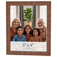 thumbnail image 1 of 3x4 Frame Brown Farmhouse Solid Wood Picture Frame Width 1.5 Inches | Interior Frame Depth 0.5, 1 of 8