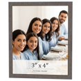 thumbnail image 1 of 3x4 IN Frame Blue Kingsley Pewter Solid Wood Picture Frame Width 0.75 Inches |Interior Depth 0.5, 1 of 8