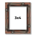 thumbnail image 1 of 3x4 IN Frame Brown Bamboo with Dark Coffee/Walnut Finish | Solid Wood Picture Frame Width 0.75, 1 of 8