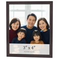 thumbnail image 1 of 3x4 In Rustic Brown Real Wood Picture Frame Width 0.75 inches | Interior Frame Depth 0.5 inches |, 1 of 8