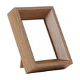 thumbnail image 1 of 3x4 Inch Mini Wooden Photo Frame for Desktop or Wall Display, Classic Tabletop and Hanging Frame for 2.4x3.2 Inch Photos, Ideal Graduation Gift or Family Keepsake Decor (C), 1 of 7