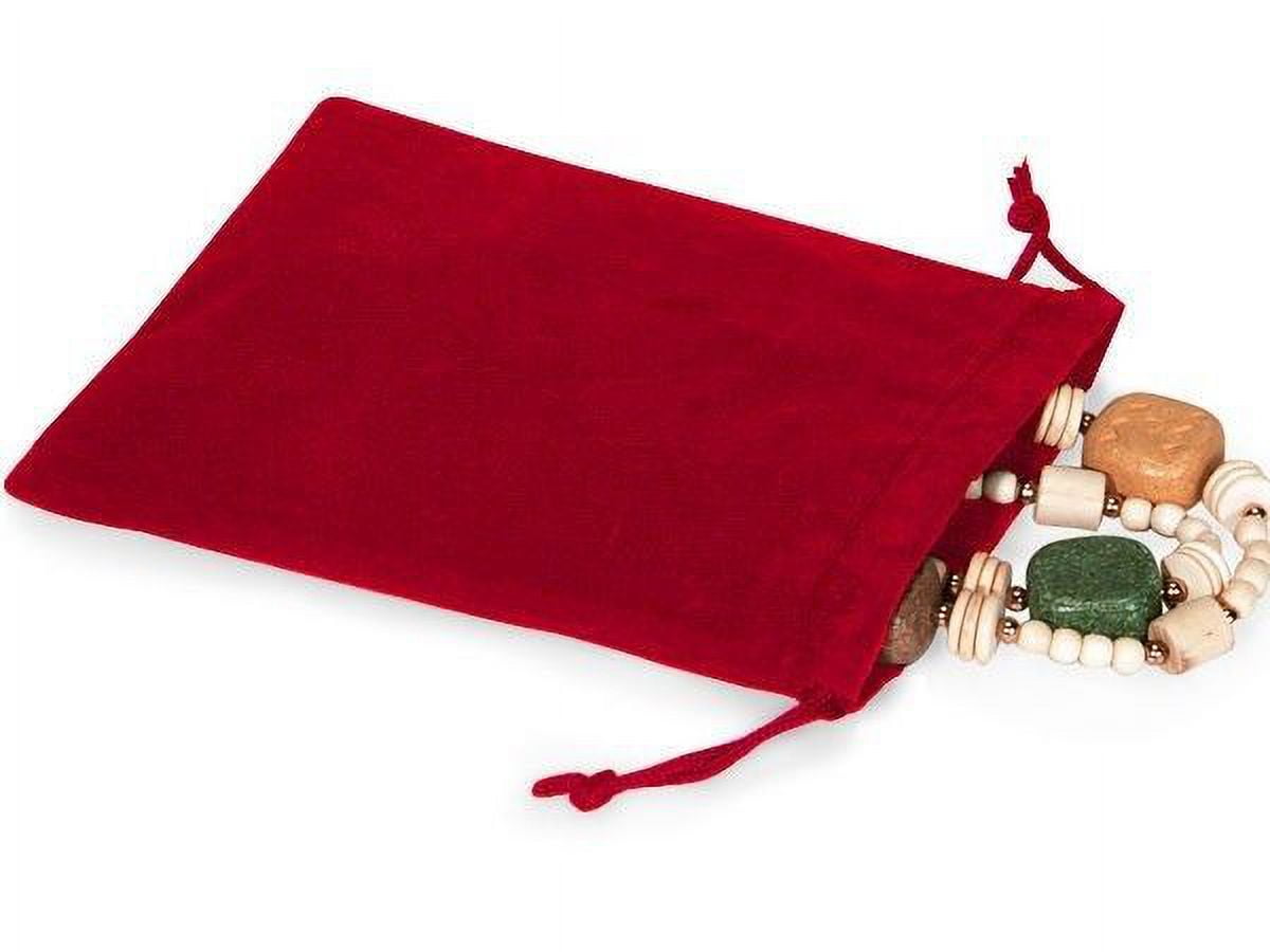3x4 Jewelry Pouches Velour Velvet Gift Bags Pack of 25 PCS 10 Colors Available Walmart