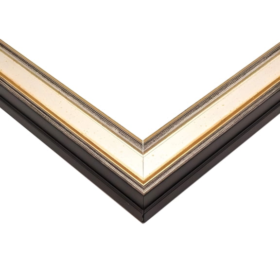 3x4 Refined Silver Picture Frame - UV Acrylic, Foam Board Backing, Hanging Hardware