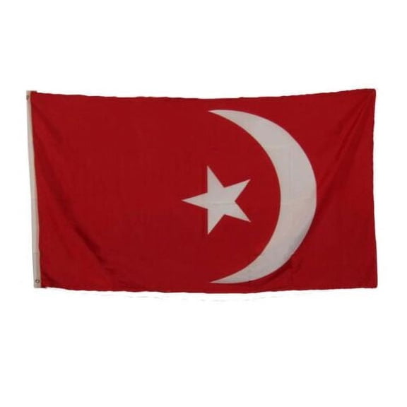 3x5 3x5 Crescent Star Nation of Islam Flag Banner Grommets Fade Resistant