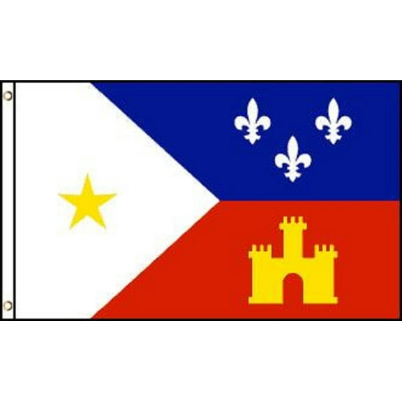 3x5 Acadiana Flag French Louisiana Banner Cajun Pennant Indoor Outdoor New