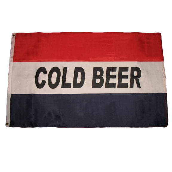 3x5 Advertising Cold Beer Polyester Flag