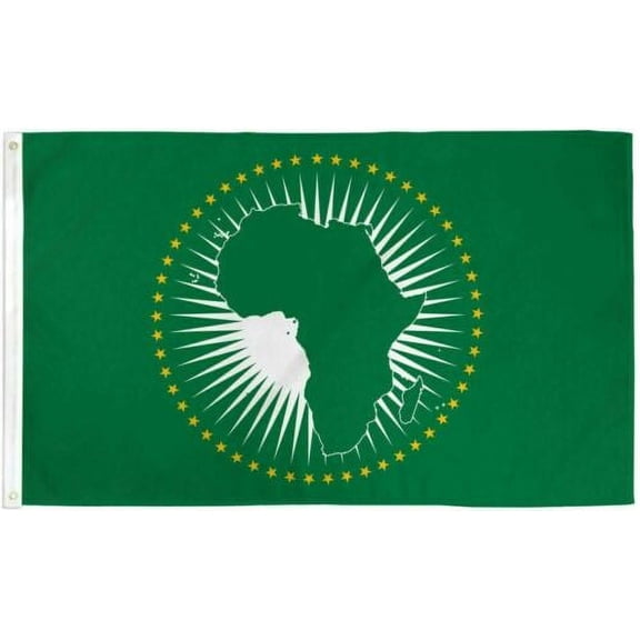 3x5 African Union Africa Countries United Black Power flag banner grommets 100D