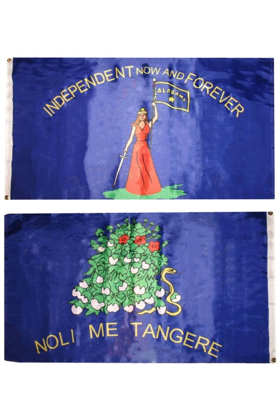 3x5 Alabama Secession 2 Faced 2-ply Wind Resistant Flag 3x5ft