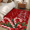 Rectangle Christmas Rug 3x5 Area Rugs, Christmas Non-Skid Rubber Backing Large Rectangle Rugs ...