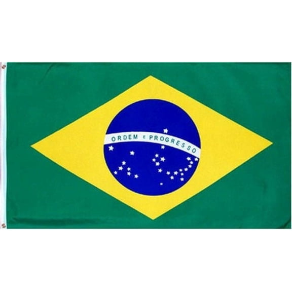 3x5 BRAZIL FLAG NEW 3X5ft BRAZILIAN BRASIL BANNER 90X150cm POLYESTER POLY FLAG