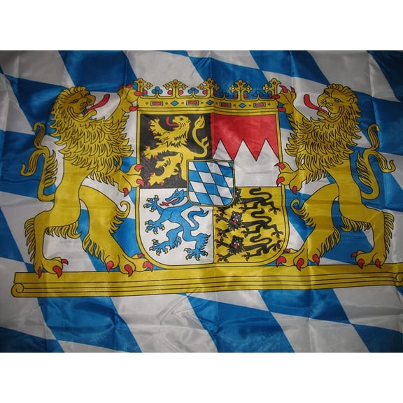 3x5 Bavaria Nylon Double Sided Flag 3'x5' Bavarian Oktoberfest German