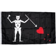 3x5 Black Beard Blackbeard Pirate Edward Rough Tex Knitted nylon 100D Flag