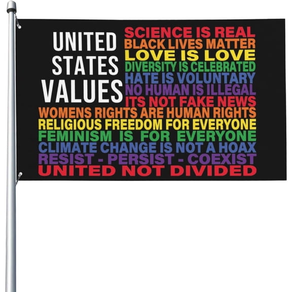 3x5 Black Lives Matter Blm Flag Hate Has No Home Here Love Is Love Lgbt Pride Flag Science Is Real Kindness Is Everything Be Kind Autism Flag Women Rights No Racism End Stop Racist Flag No Flag Pole