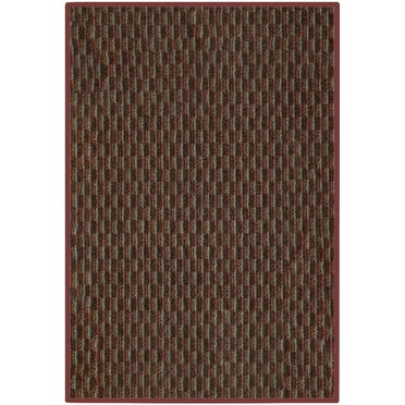 3x5' Brick Walkway - Indoor Outdoor Custom Cut Area Rug Carpet Runners with a Premium Fabric Finished Edges