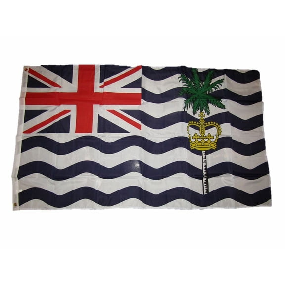 3x5 British Indian Ocean Territory Flag 3'x5' Brass Grommets polyester Premium