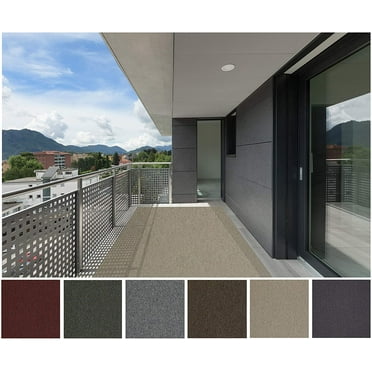 3x5' Burlap - Indoor Outdoor Custom Cut Area Rug Carpet Runners with a Premium Fabric Finished Edges