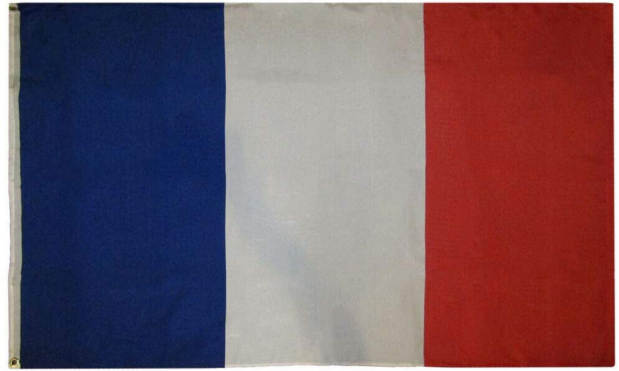 France 3x5 ft Blue White Red Polyester Flag